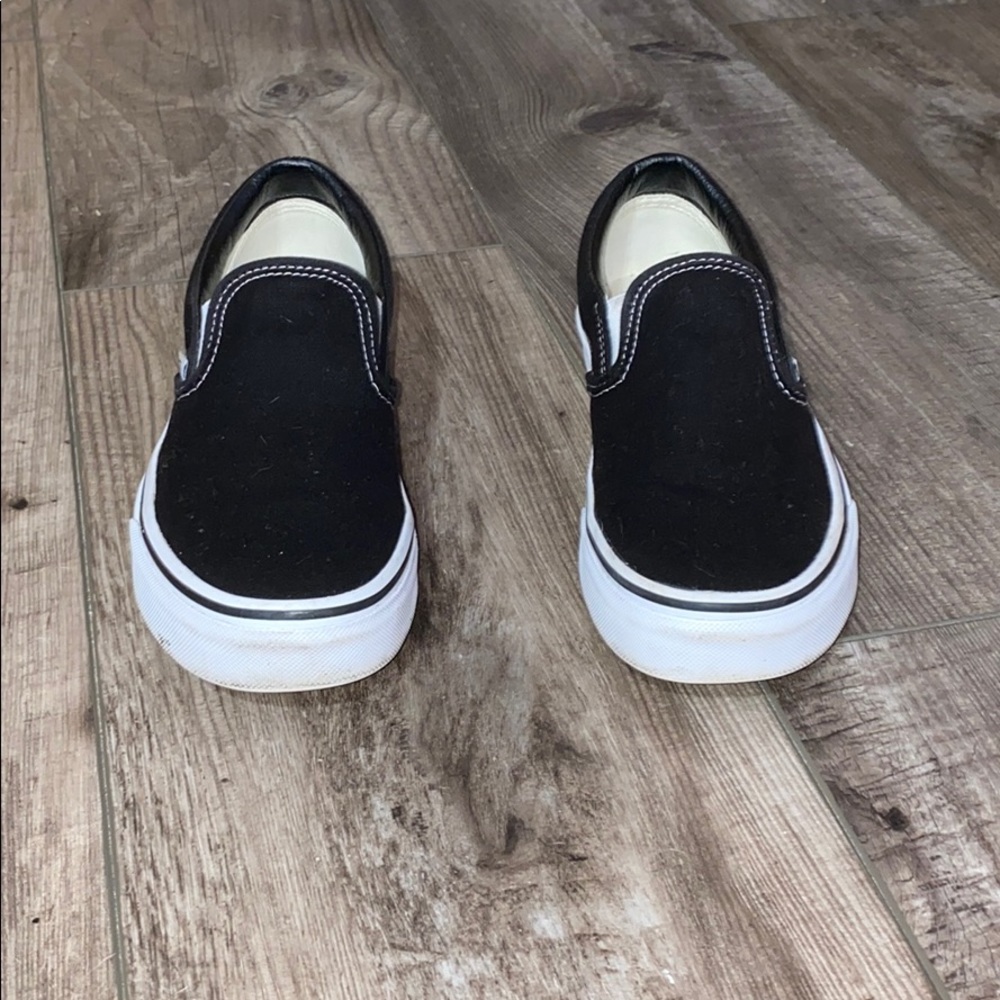 Black slip on vans